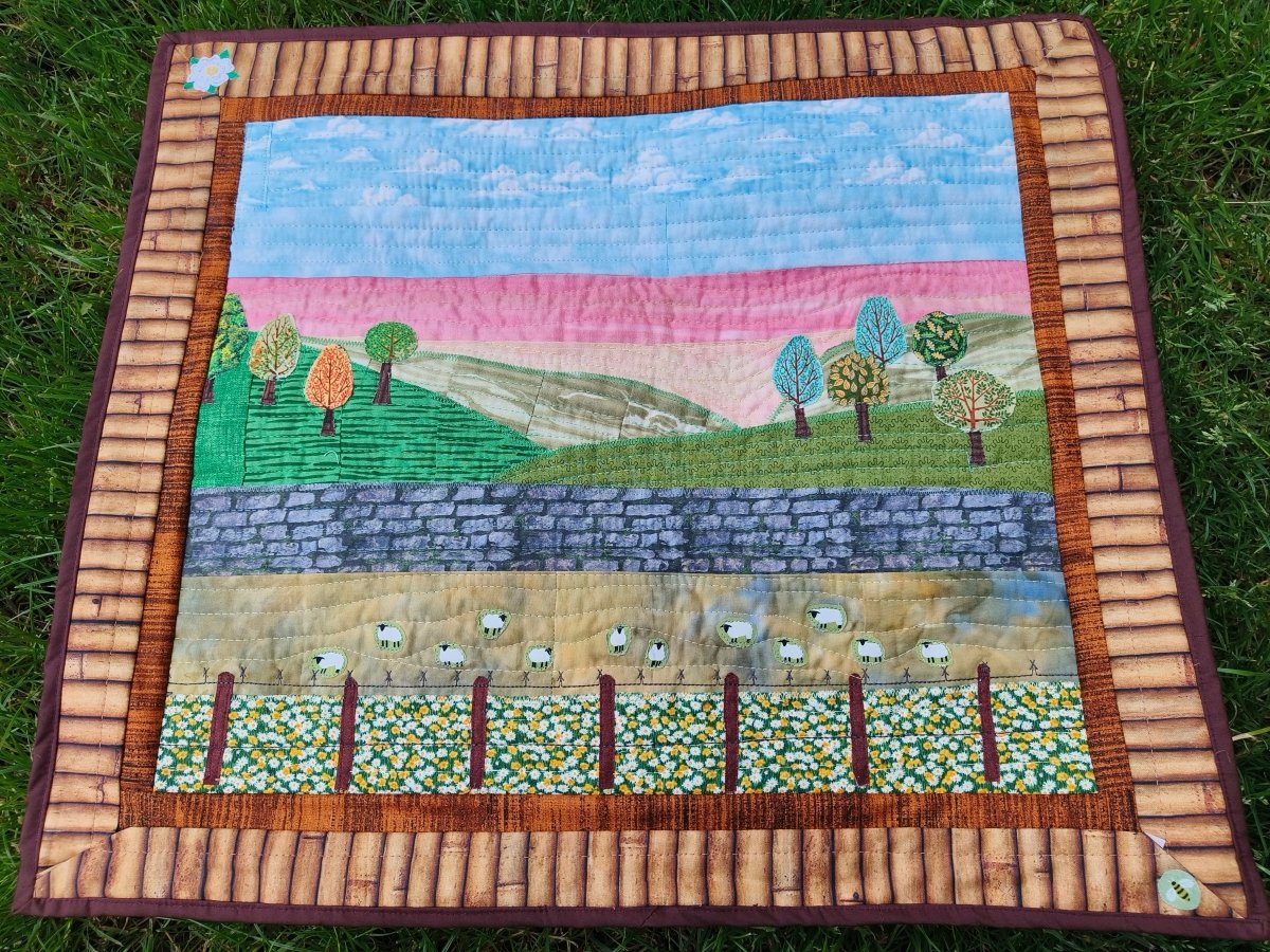 Yorkshire Dales Wall Hanging - Bee-spoke Quilts_JustMakers