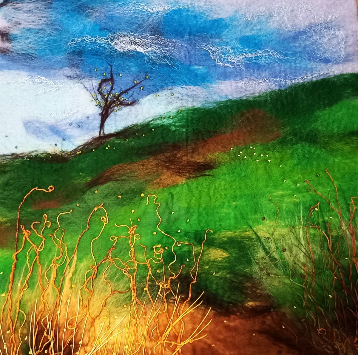 Yorkshire Landscape - Felted Picture Workshop_Just Makers
